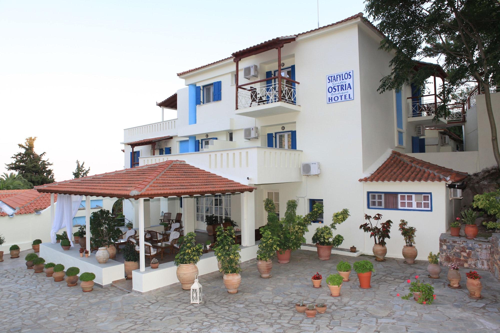 Stafylos Suites & Boutique Hotel Bagian luar foto